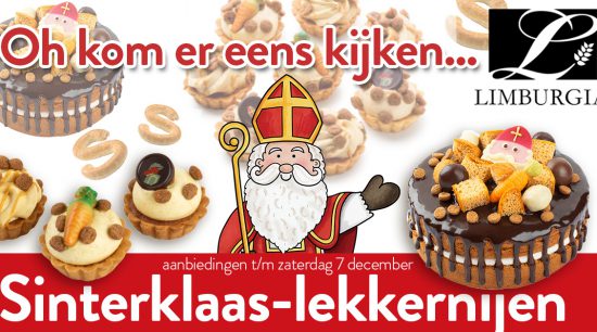 Actie Sinterklaas lekkernijen Limburgia Borne